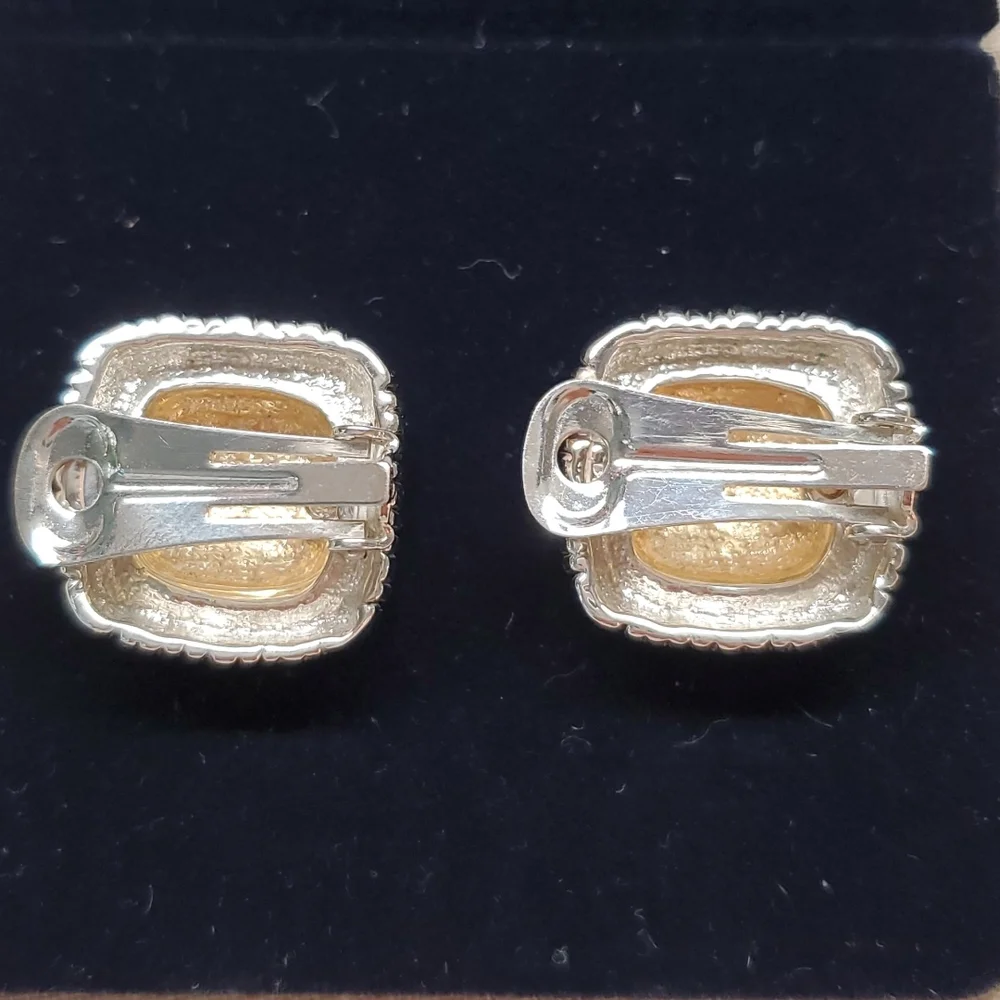 Navajo-look clip earrings - Picture 2 of 3
